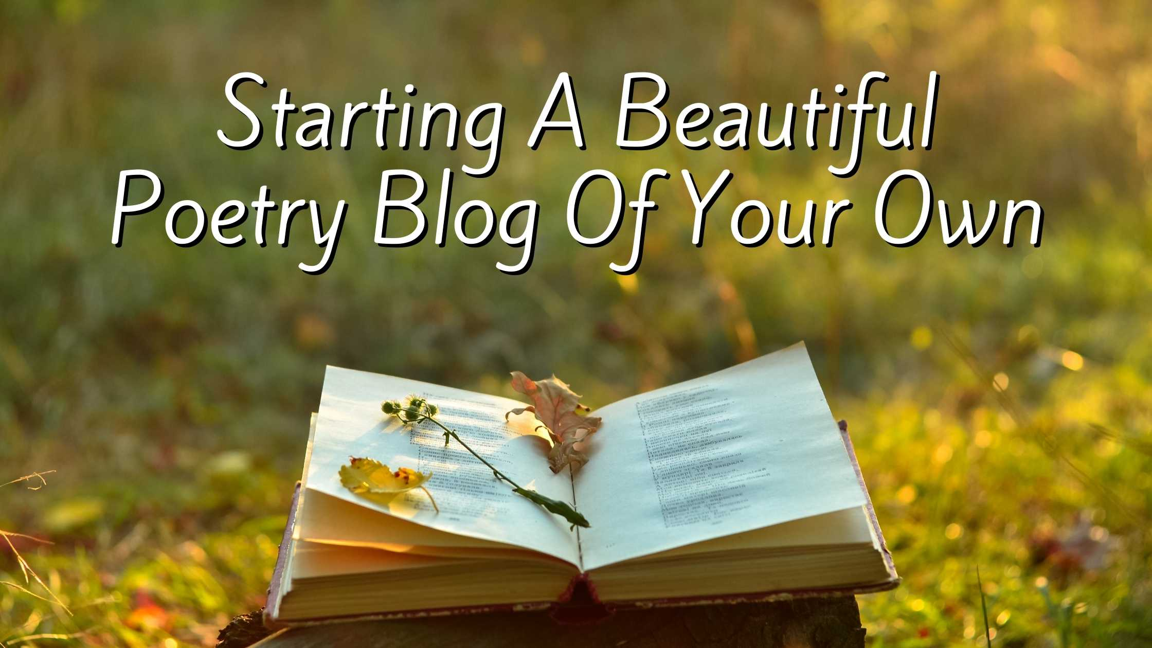 Starting A Beautiful Poetry Blog Of Your Own Starting A Beautiful Poetry Blog Of Your Own
